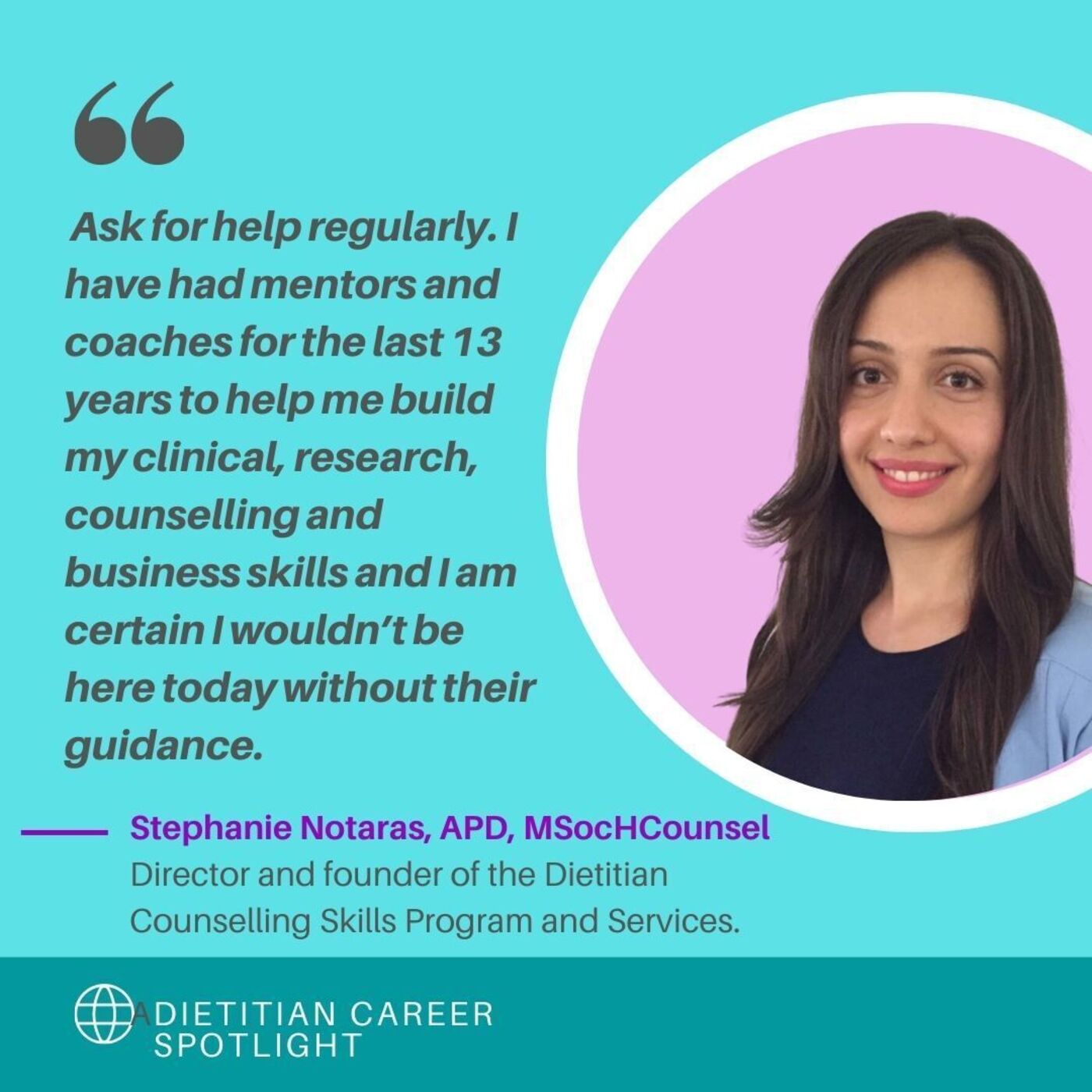 Dietitian Job Spotlight on Stephanie Notaras, APD NutritionJobs